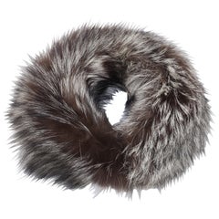 Retro Silver Tip Fox Fur Collar, 1990's