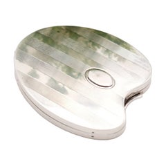 Silver toiletry box