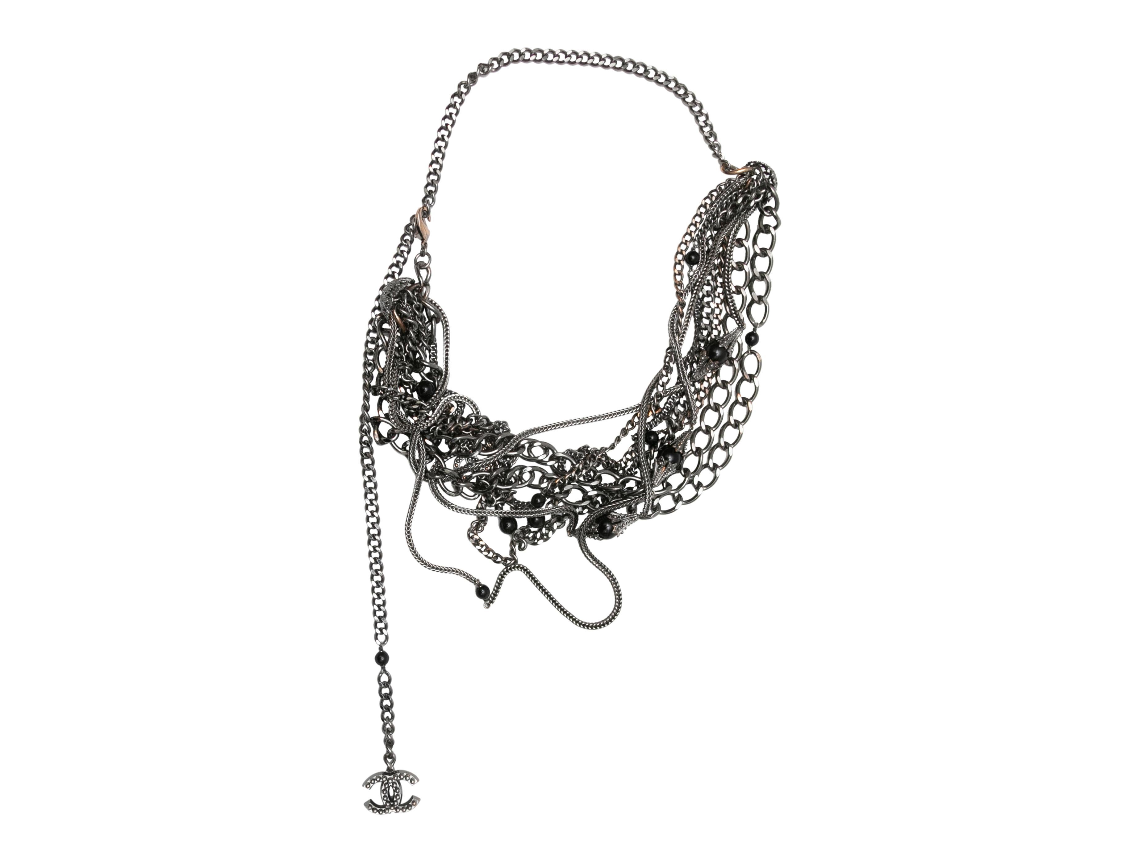 Women's Silver-Tone Chanel Multistrand Chain-Link Belt For Sale