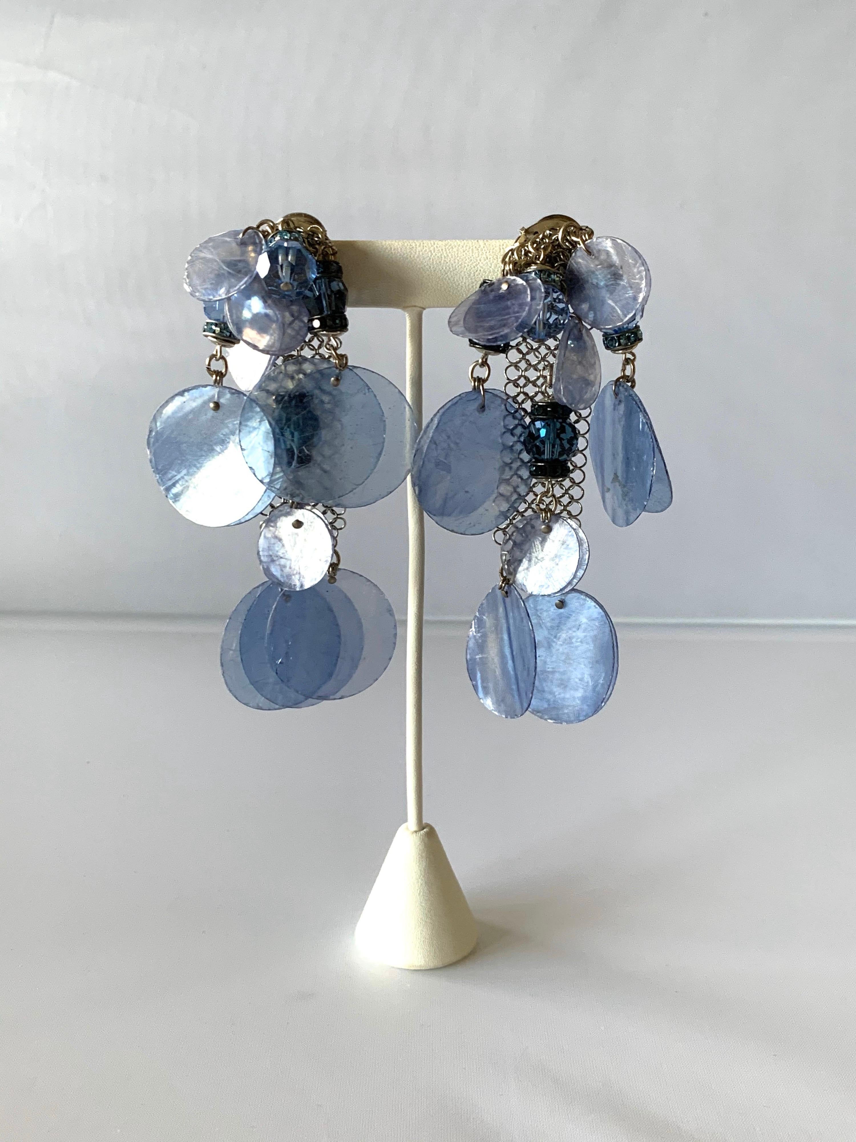 periwinkle blue earrings