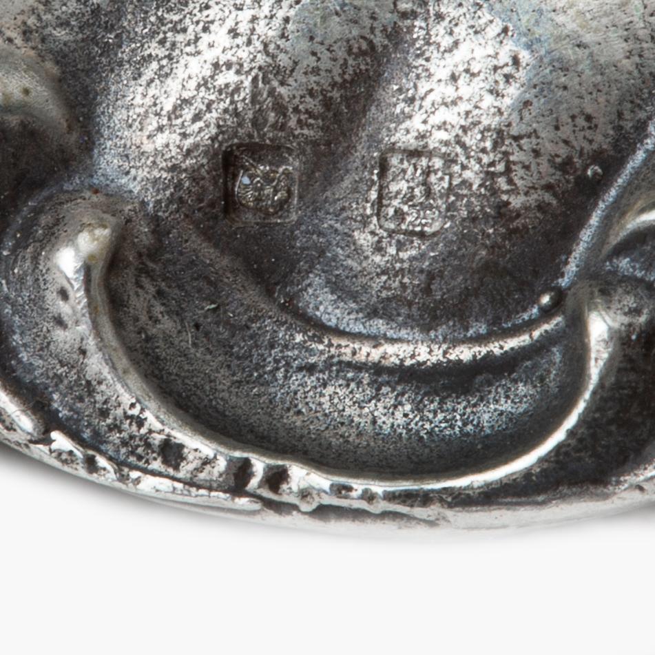 Porta stuzzicadenti in argento - Pavone in vendita 5