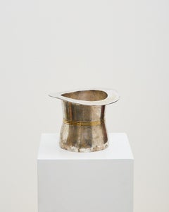 Silver Top Hat Champagne Bucket