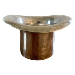 Silver Top Hat Cocktail Pick or Toothpick Holder