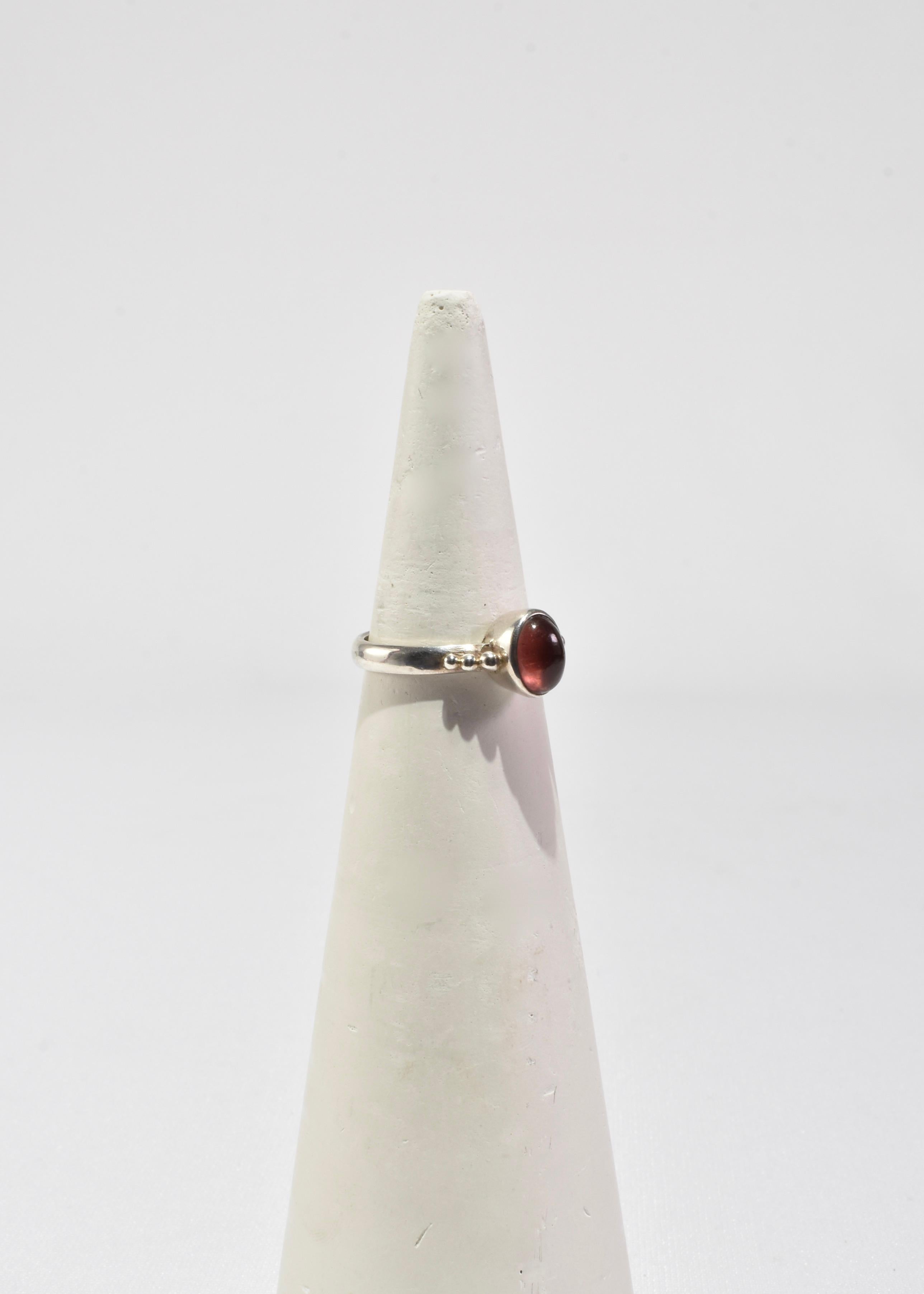 Silver Tourmaline Ring In Good Condition In Richmond, VA