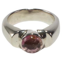 Silver Tourmaline Ring