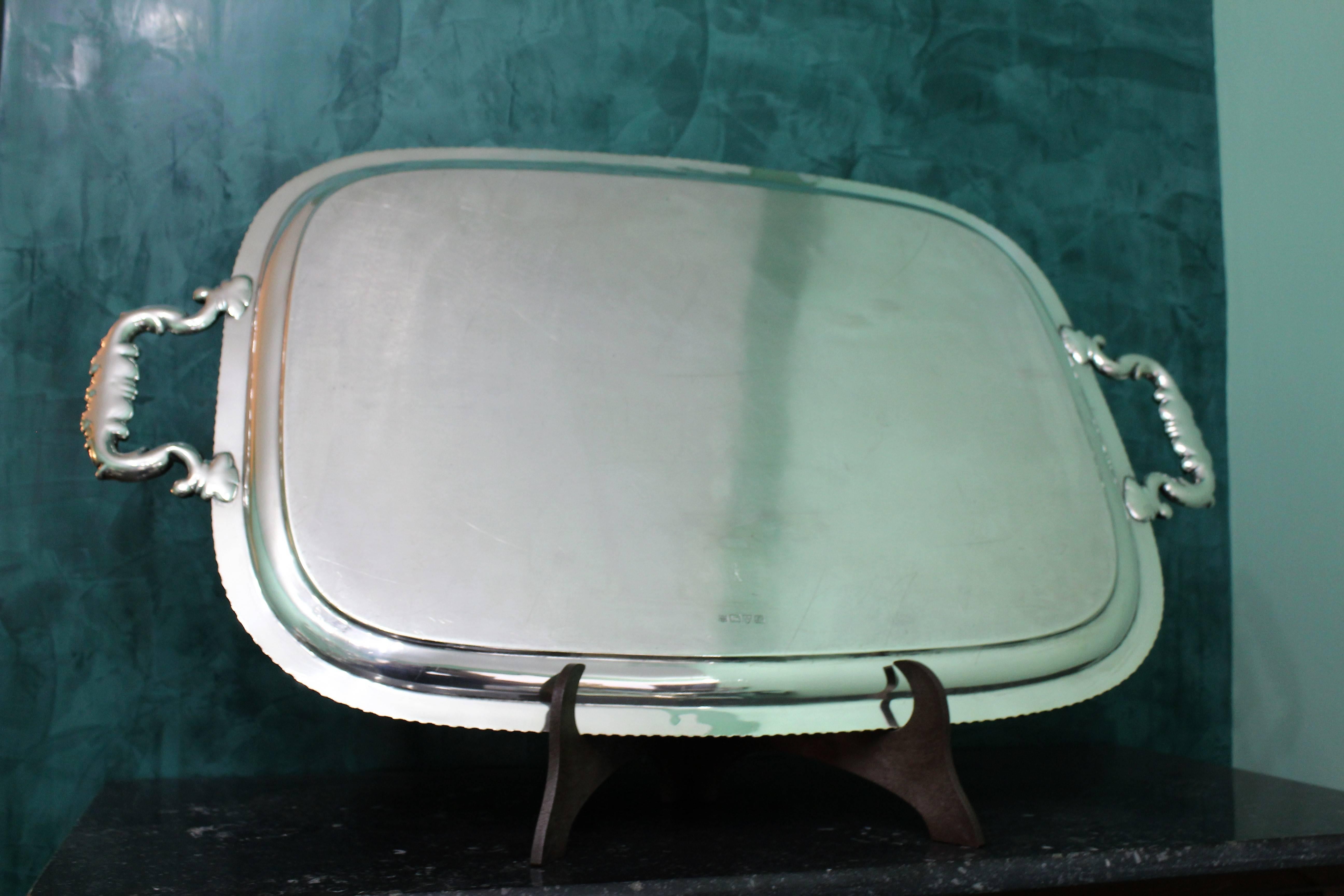 Silver Tray, 1915 Chester, England For Sale 1