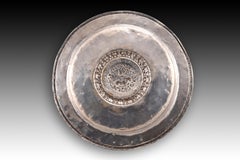 Silver Tray, José De Asteiza Garay, Bilbao, Spain, 1702