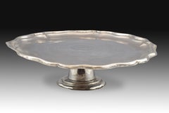 Silver Tray, Nabarrete 'Act. 1729-1731', Córdoba, Spain, 18th Century