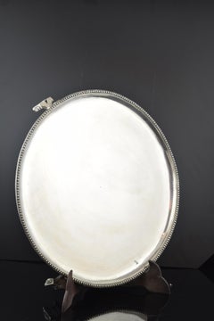 Silver Tray, Sola, Barcelona, Spain, 18th Century