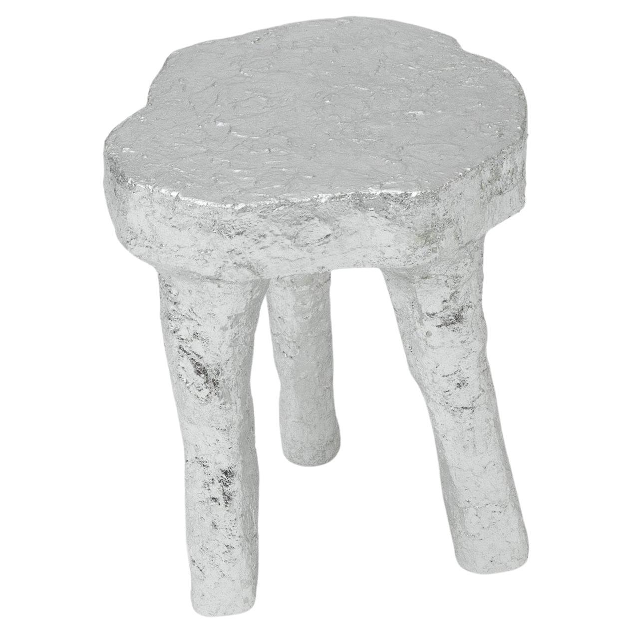 Sgabello a treppiede Silver