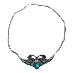 Silver Turquoise Necklace