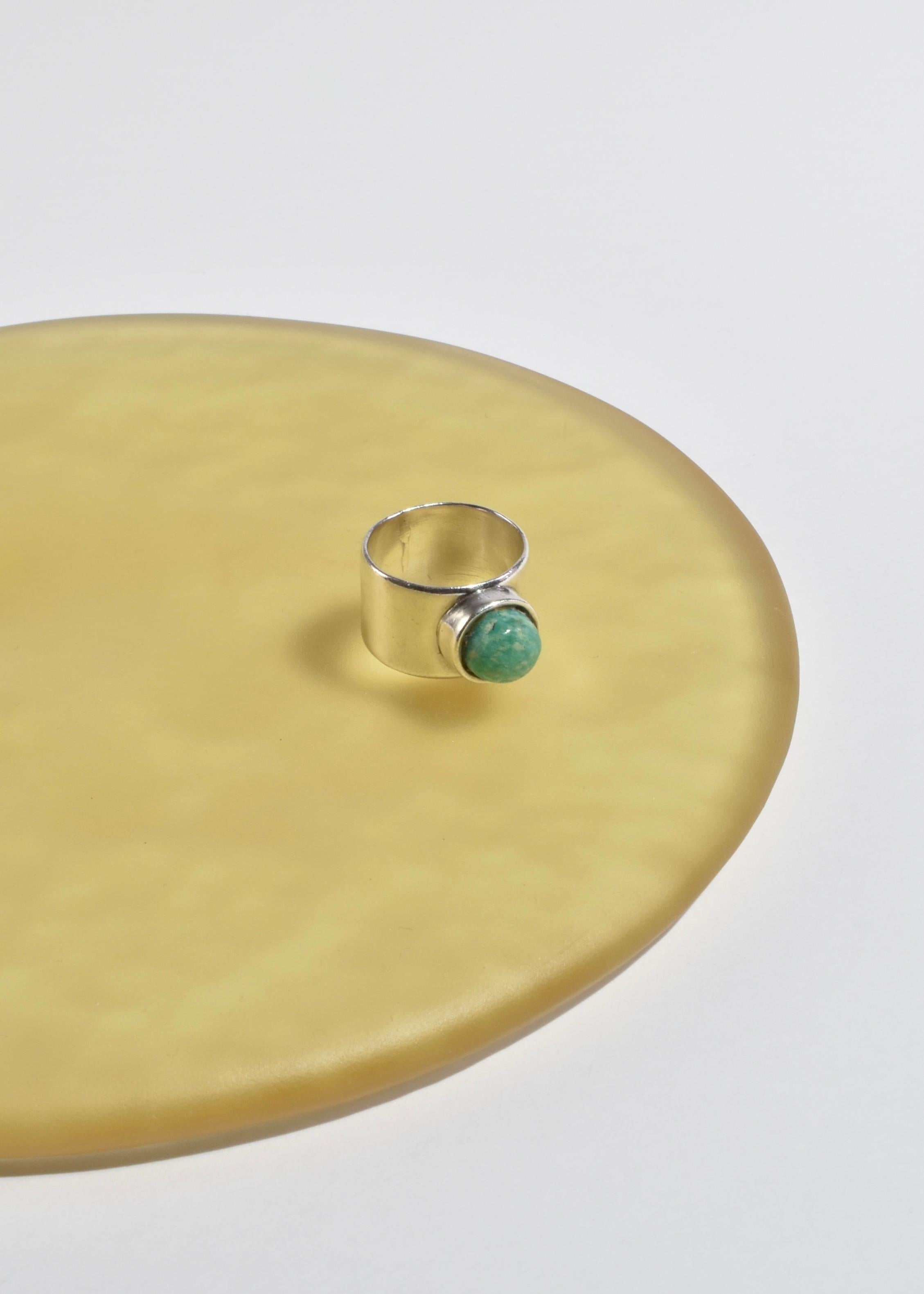 Silver Turquoise Ring In Good Condition For Sale In Richmond, VA