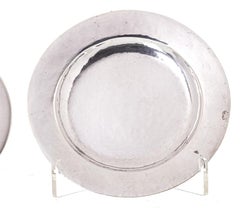 Silver - Two small silver plates; Luiz Ferreira
