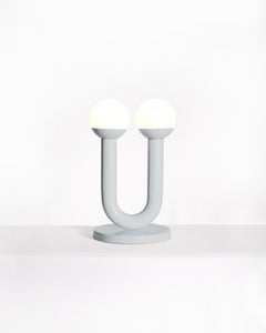 Silver Umu Sculptural Table Lamp by Drusch Design