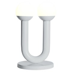 Silver Umu Sculptural Table Lamp by Drusch Design