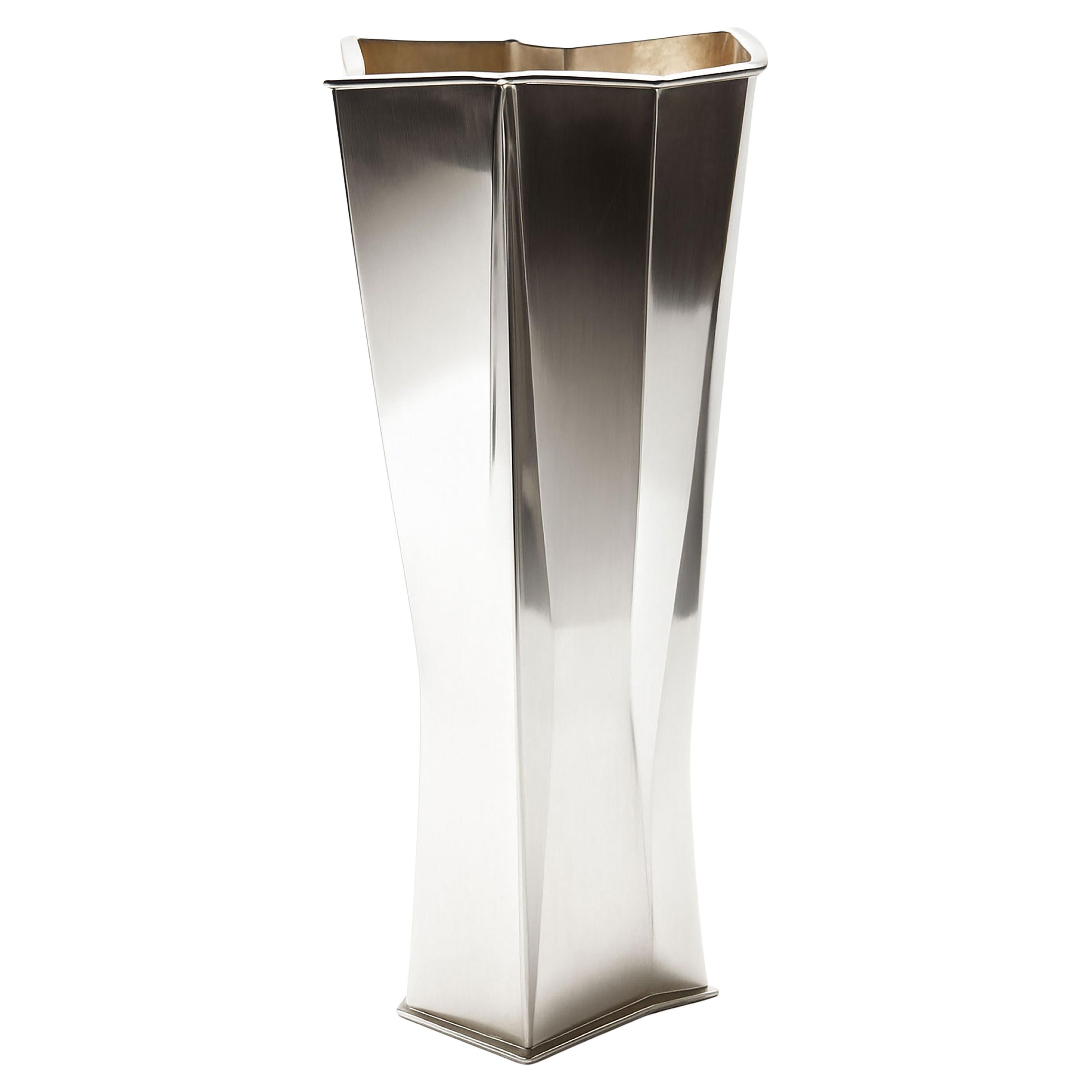 Silver. Vaso di Tapio Wirkkala, Kultakeskus Oy, Hämeenlinna, Finlandia, 1973 in vendita