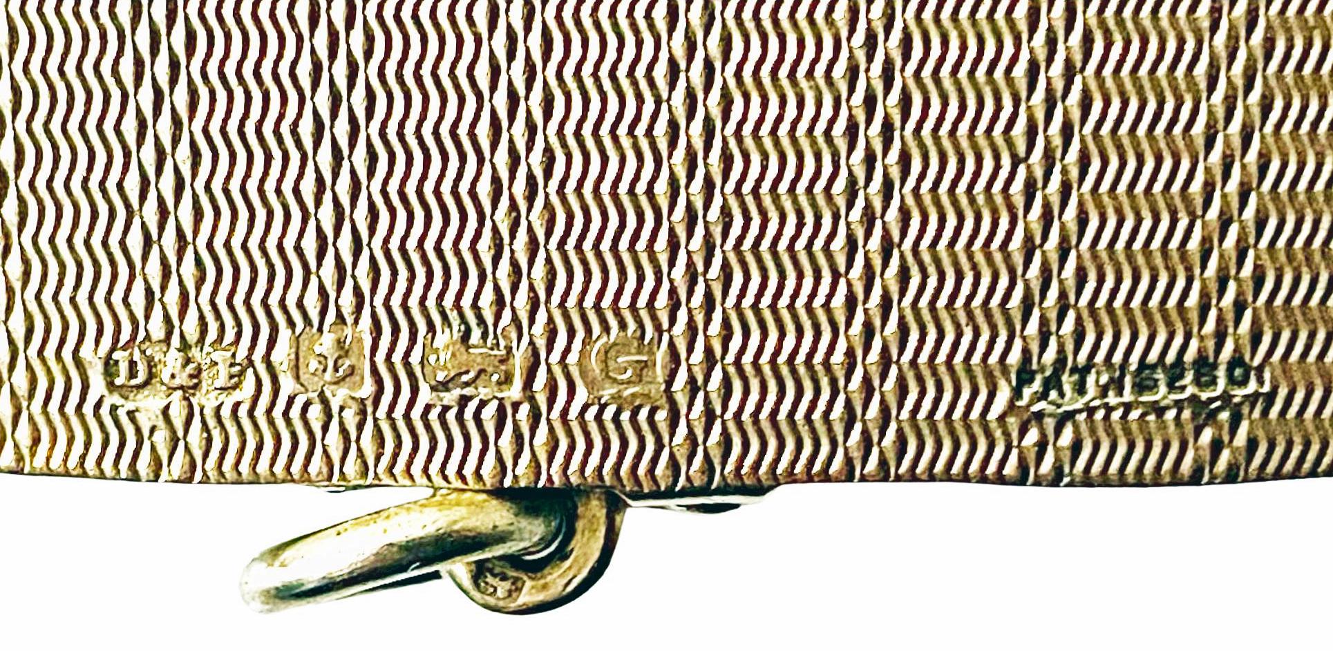 Boîte d'allumettes en argent Vermeil petit porte-cartes ou pince à billets Deakin Francis 1931 en vente 1