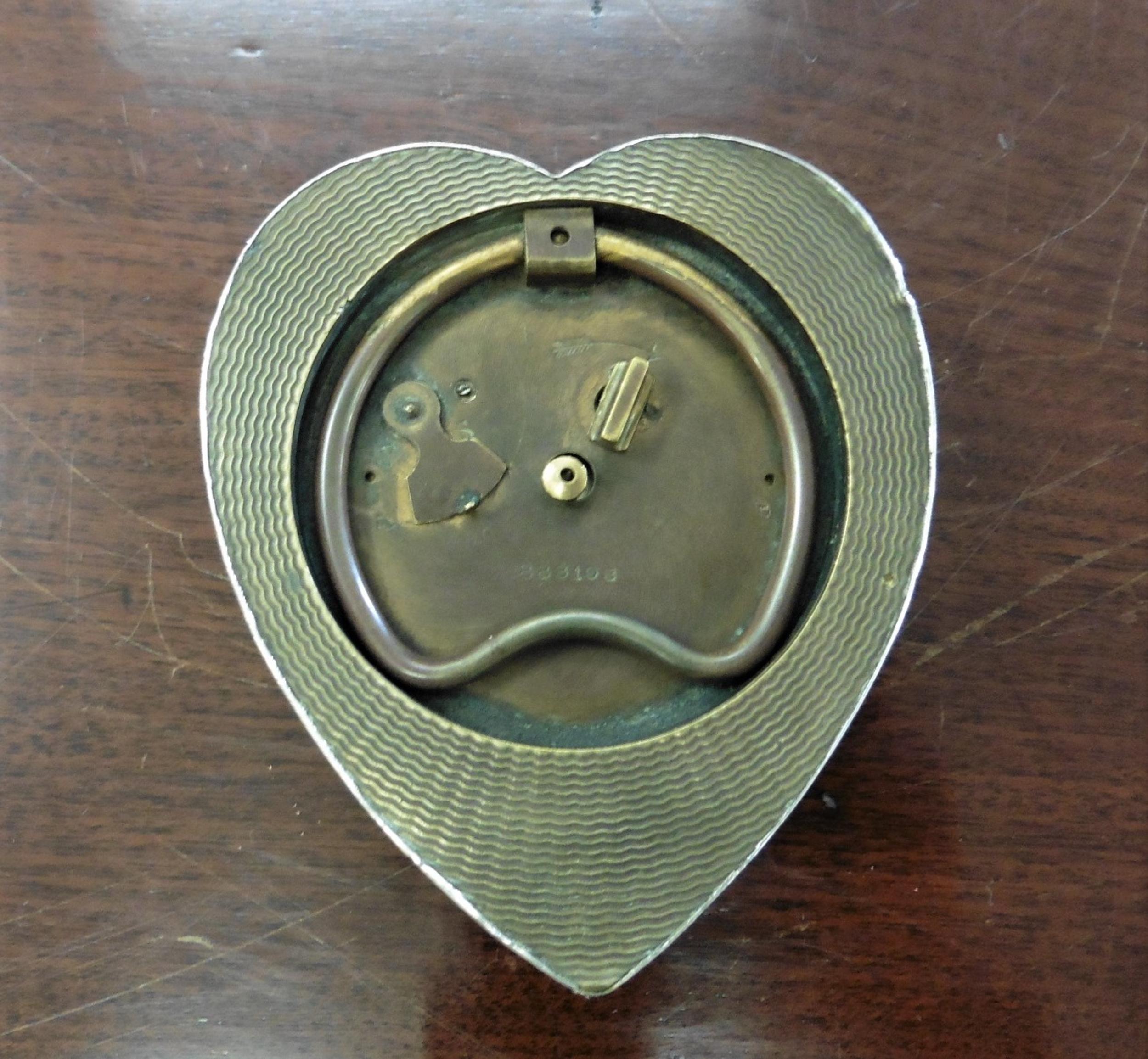 heart shaped wall clock