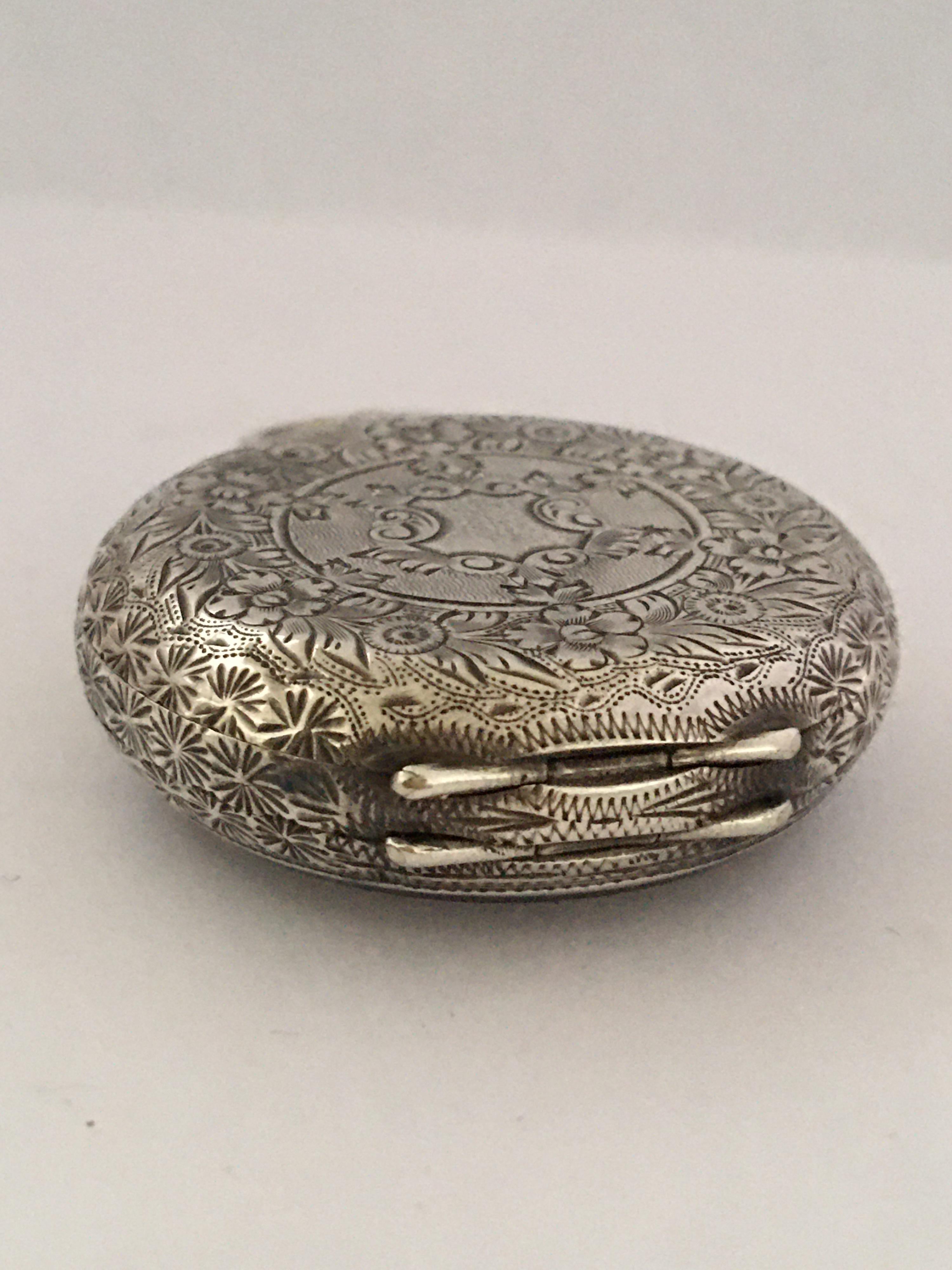 Silver Victorian Period Key-Wind Ladies Pocket Watch 6