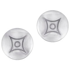 White Gold Plate Earstuds Earrings DIAMONDS in the SKY Bellessort