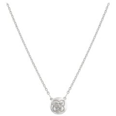 Silver Pendant Necklace Choker Flower for DIAMONDS in the SKY Collection