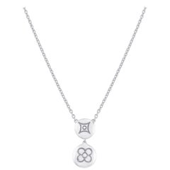 Silver Pendant Necklace Choker Flower for DIAMONDS in the SKY Collection
