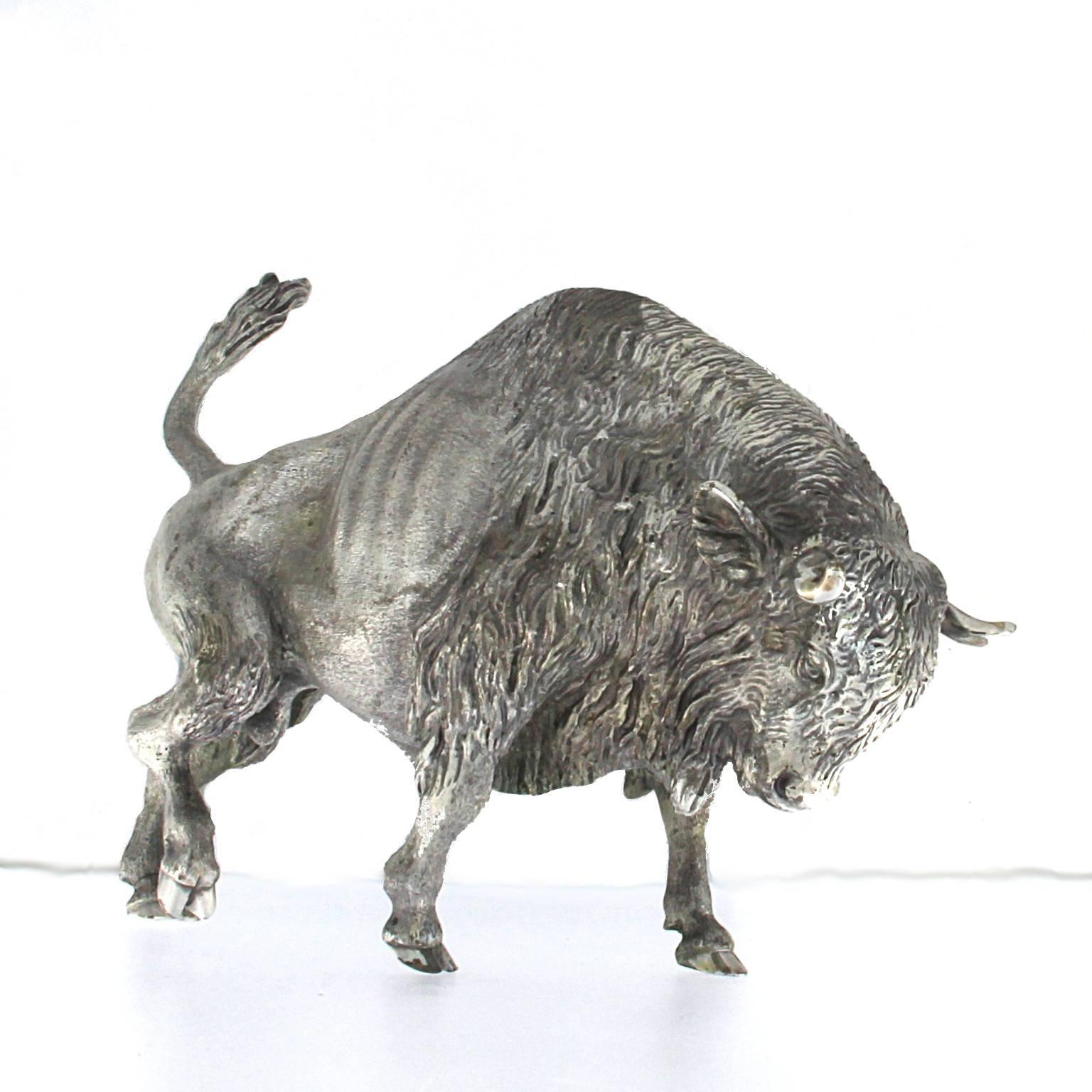 Silver Wild Bison handicraft 1