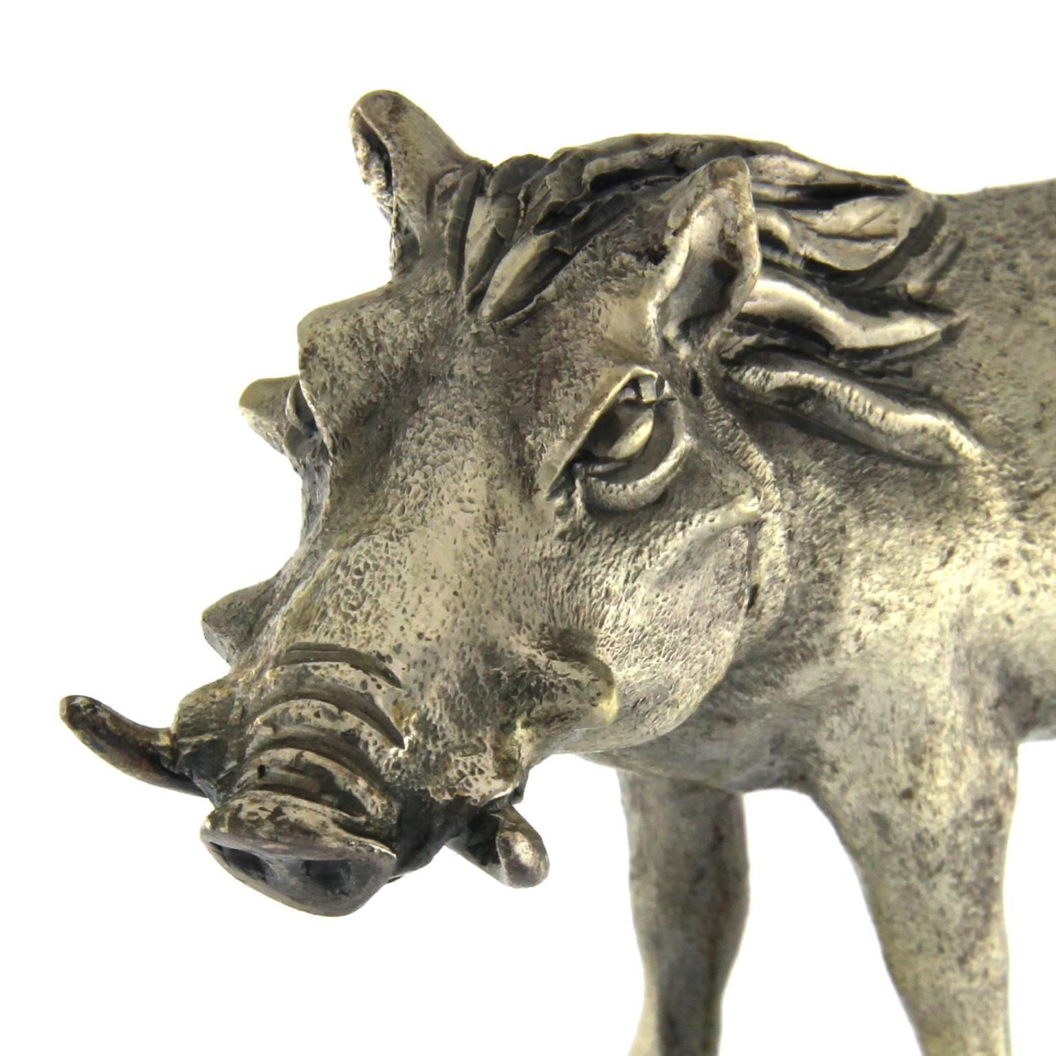 Silver Wild boar handicraft