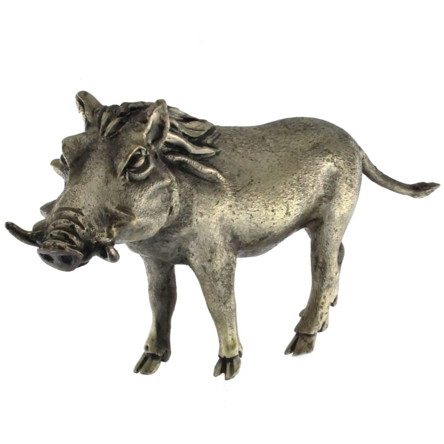 Silver Wild Boar handicraft
