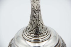 Silver wine bottle