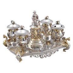 Silver Writing Set. After Platerías Martínez