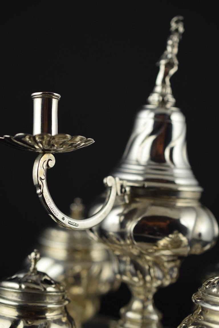 Silver Writing Set Vicente Roces Zaragoza Spain Circa 1760 For Sale silver-writing-set-vicente-roces-zaragoza-spain-circa-1760-for-sale