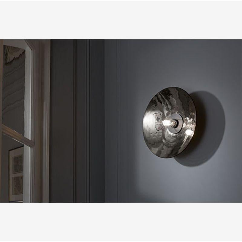 Contemporary Silver Zénith Wall Light, Large by RADAR For Sale