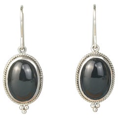 Silver925 Natural Onyx Earrings