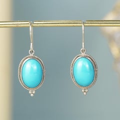 Silver925 Turquoise Earrings