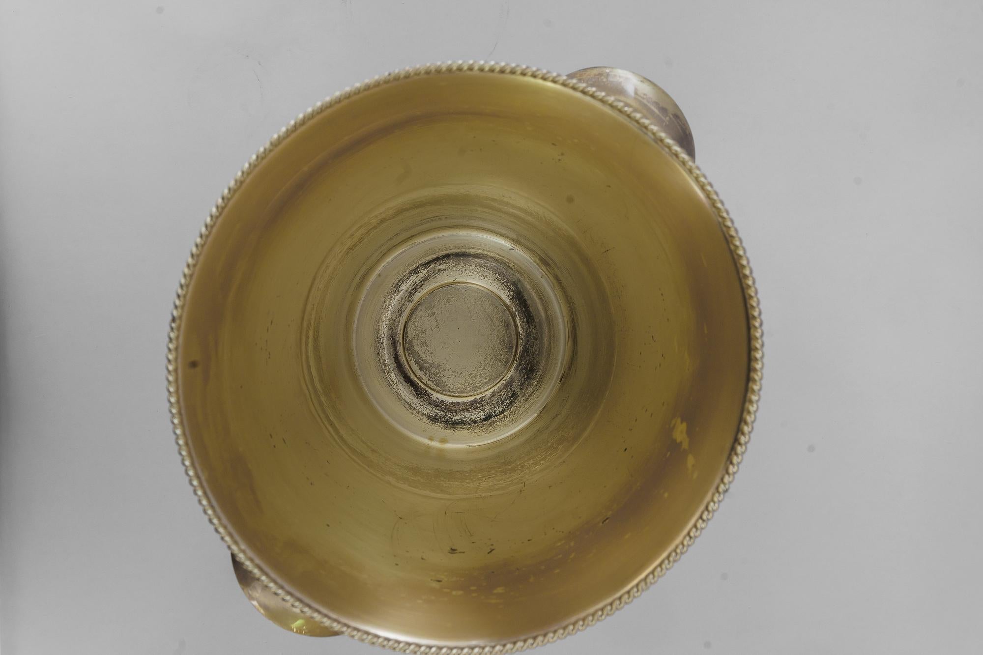 Allemand Rafraîchisseur à champagne Art déco argenté, par Kurt Mayer des années 1960 ( marqué par WMF ) en vente