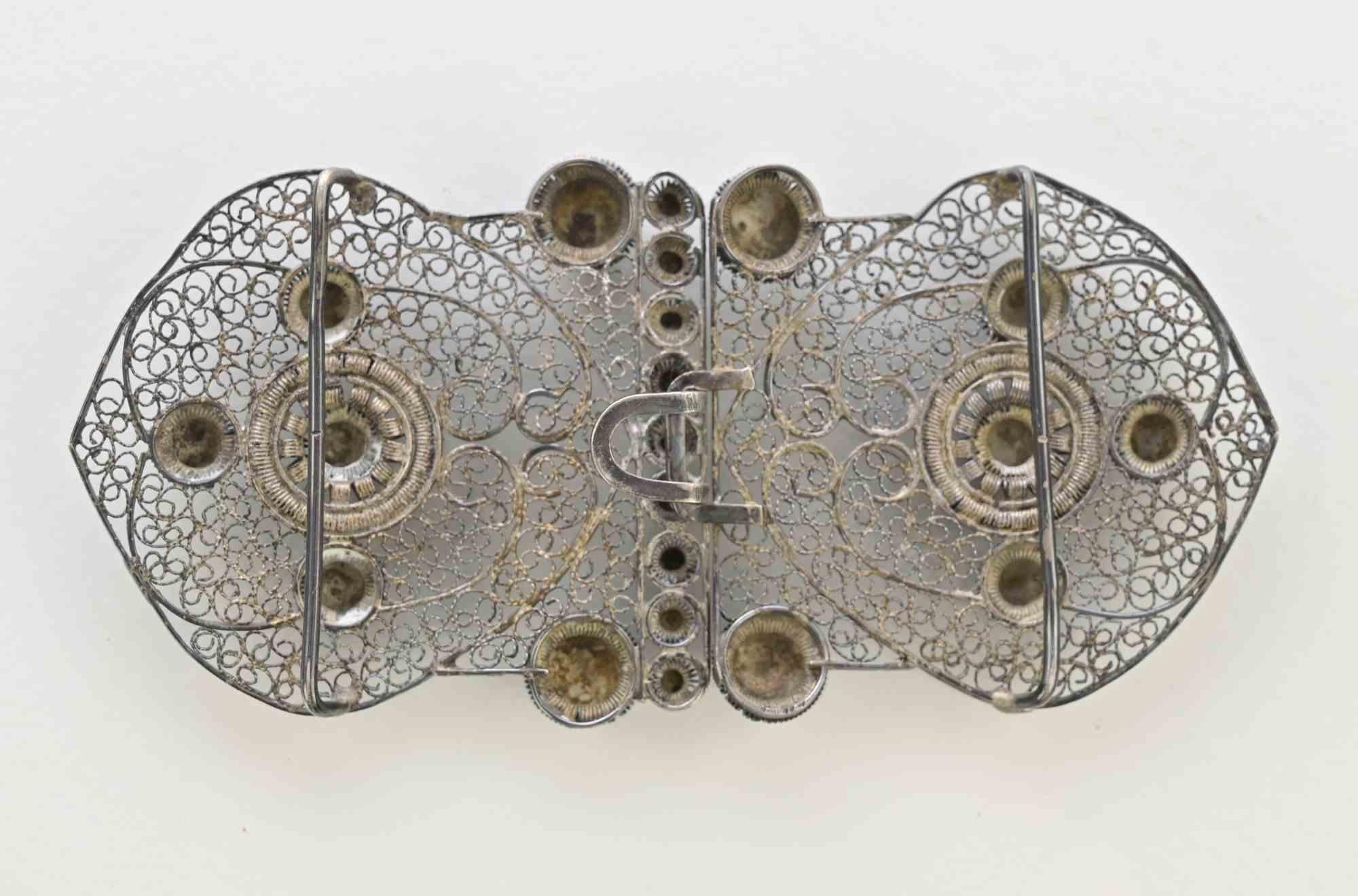 Bulgare Boucle de ceinture en argent, 19e siècle en vente