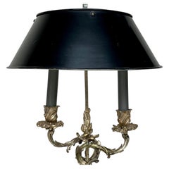 Silvered Bouillotte Lamp