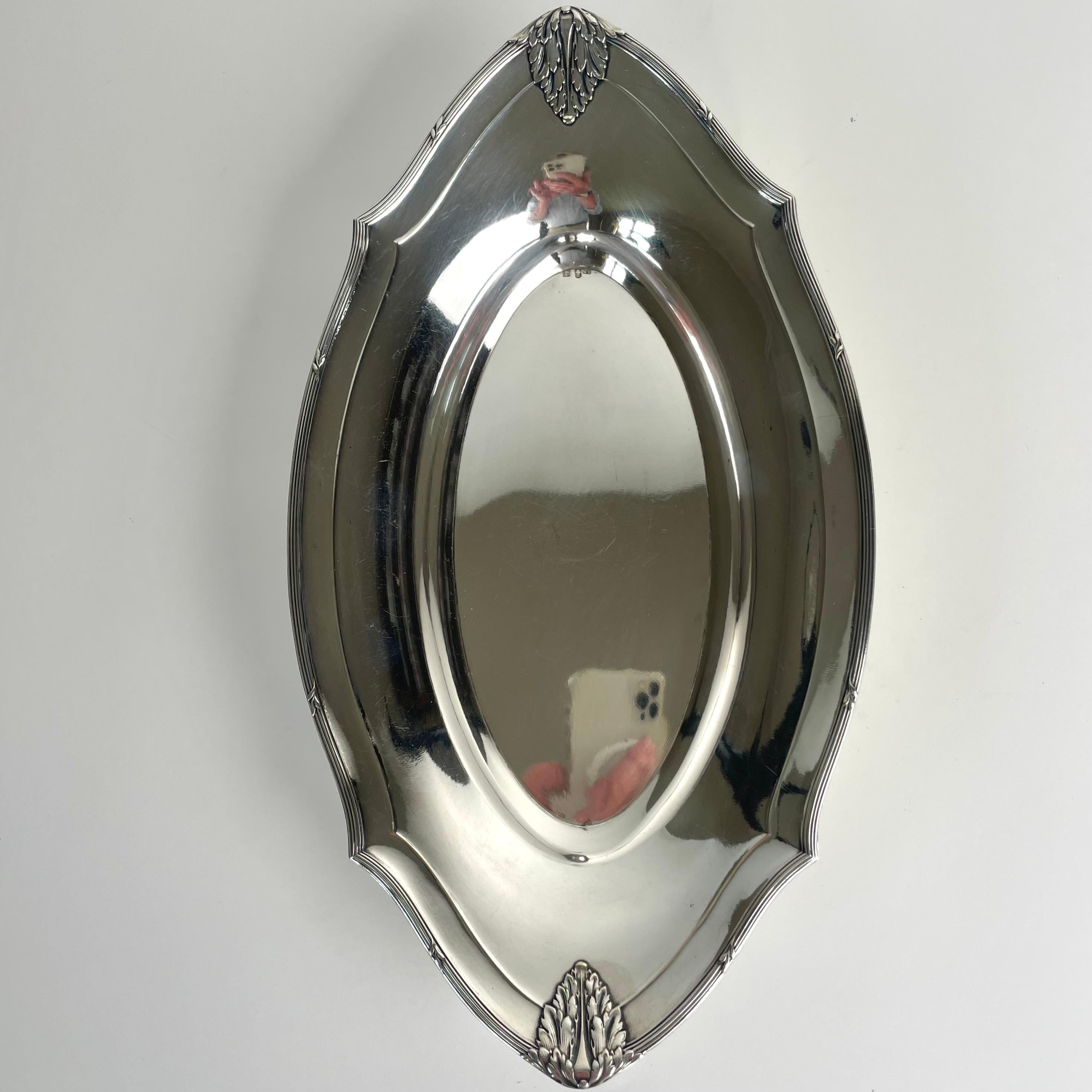 Silvered Brass Bowl by WMF, Germany, 1910s In Good Condition For Sale In Knivsta, SE