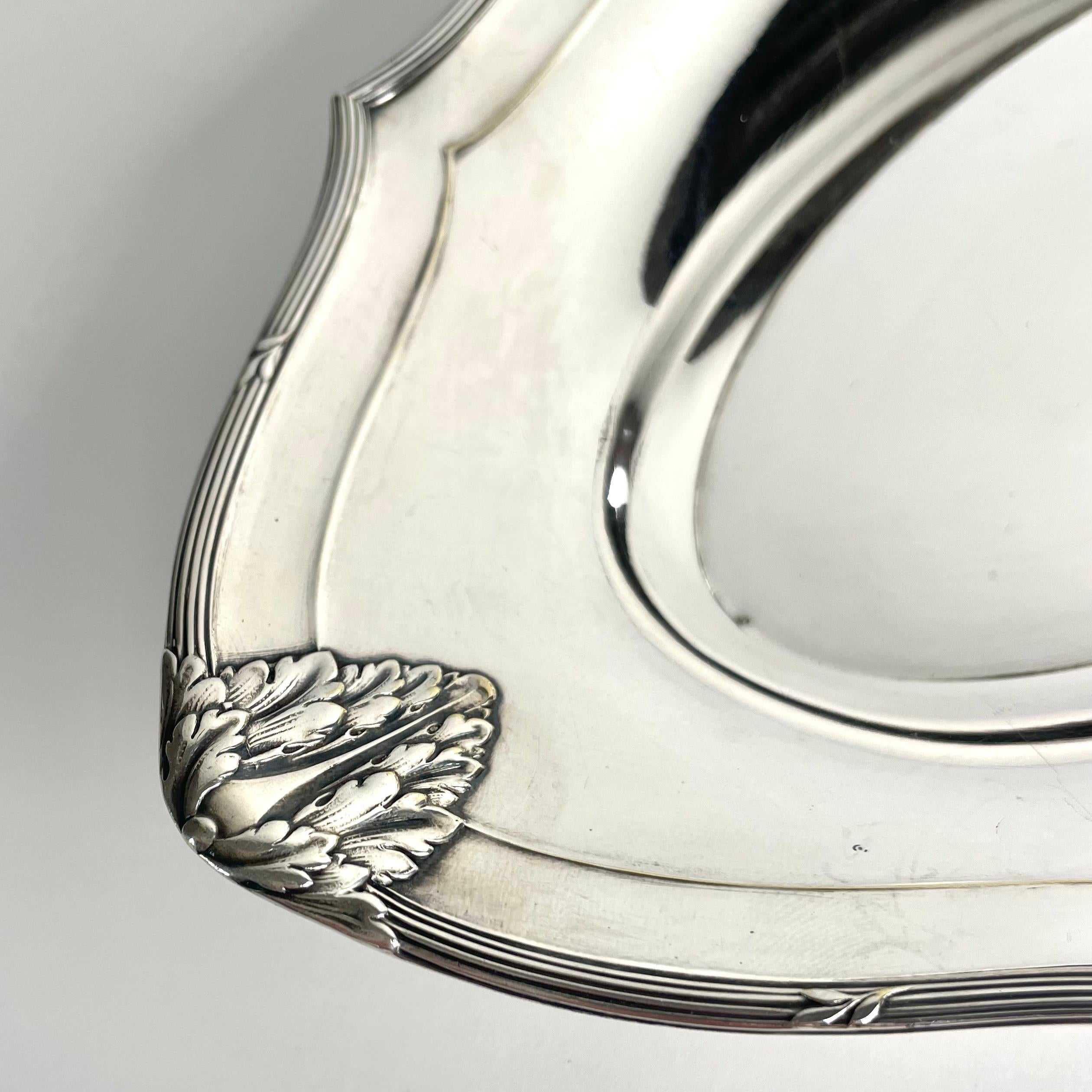 Silvered Brass Bowl by WMF, Germany, 1910s For Sale 1