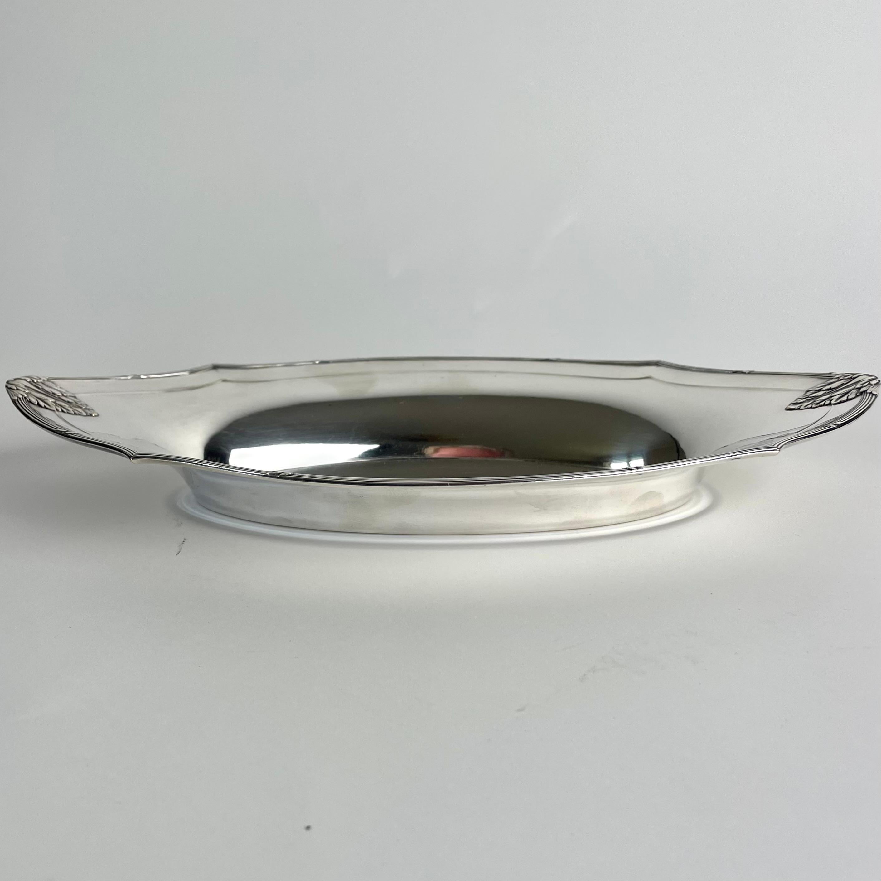Silvered Brass Bowl by WMF, Germany, 1910s For Sale 2