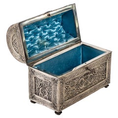 Silvered Bronze Box of the XIXth Century