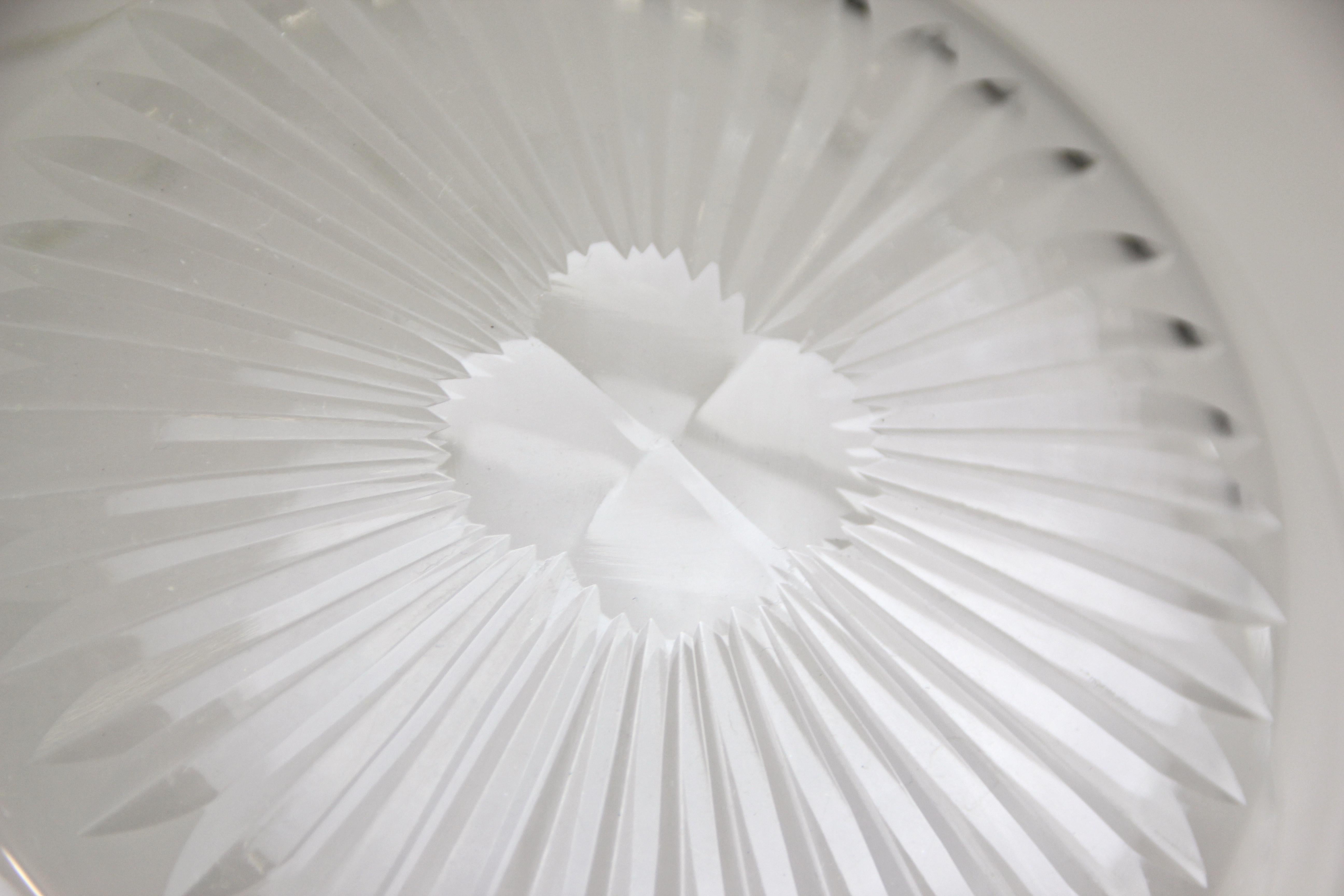 Silvered Centerpiece with Cut Glass Bowl by A. Köhler & Cie WMF, Vienna 3