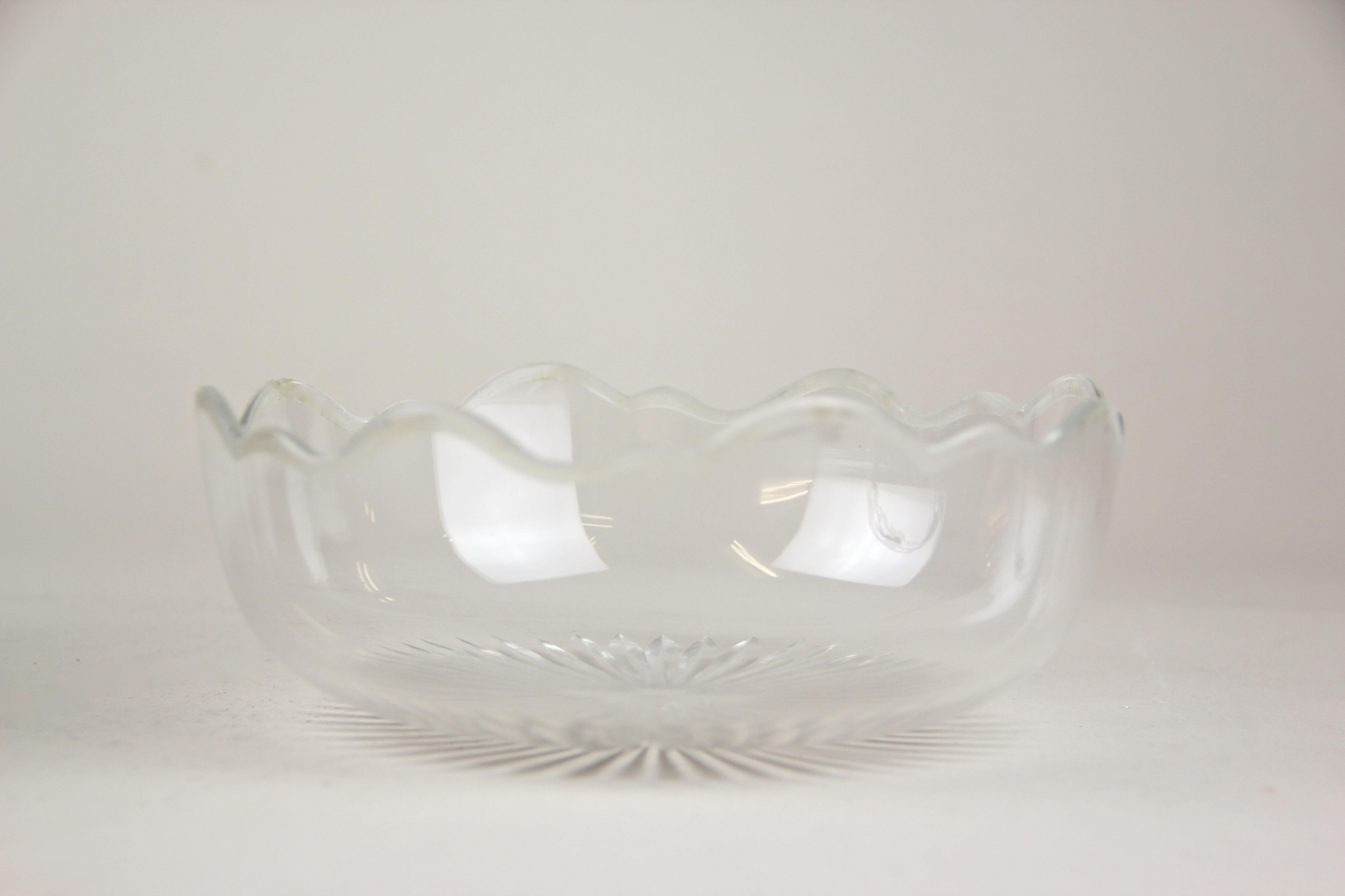 Silvered Centerpiece with Cut Glass Bowl by A. Köhler & Cie WMF, Vienna 4