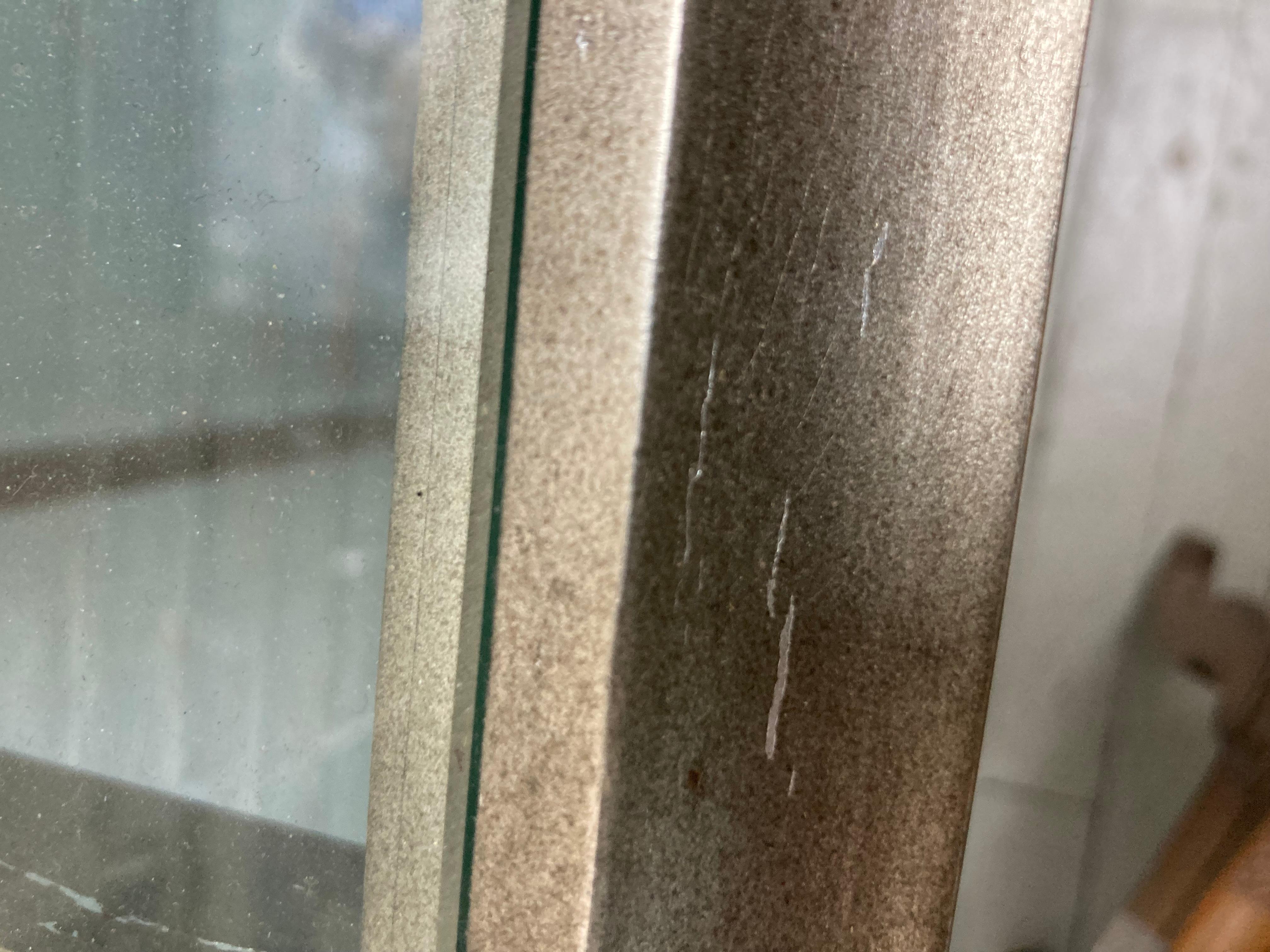 Silvered Finish Console Table With Glass Top For Sale 3