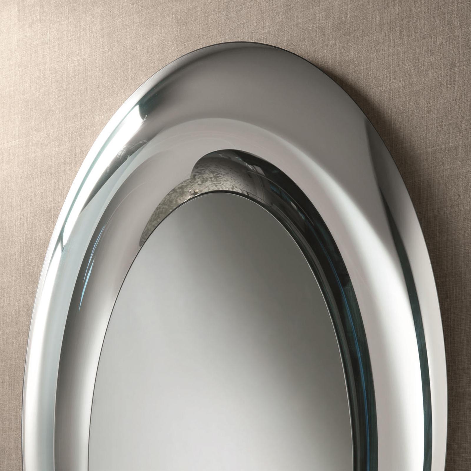 Contemporary Silvered Pearl Mirror