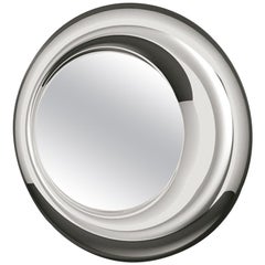 Specchio rotondo perlato