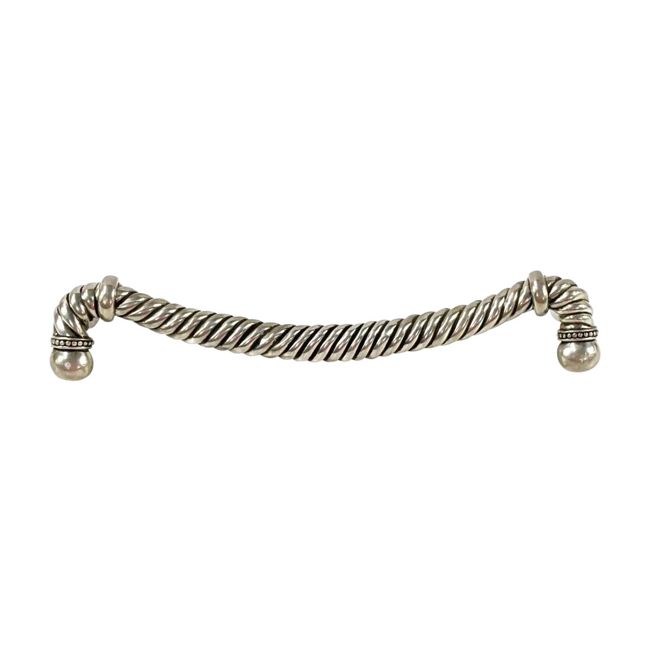 Pull de rangement équestre surdimensionné en étain argenté, 13,  Vicenza, États-Unis en vente