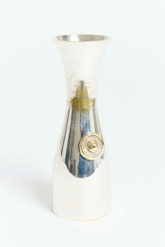 Silvered Vase by Teghini Firenze