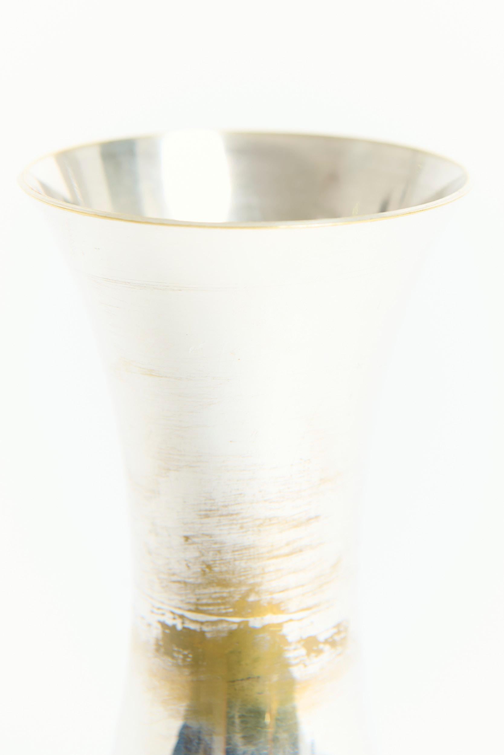 Silvered Vase by Teghini Firenze Bon état - En vente à London, GB